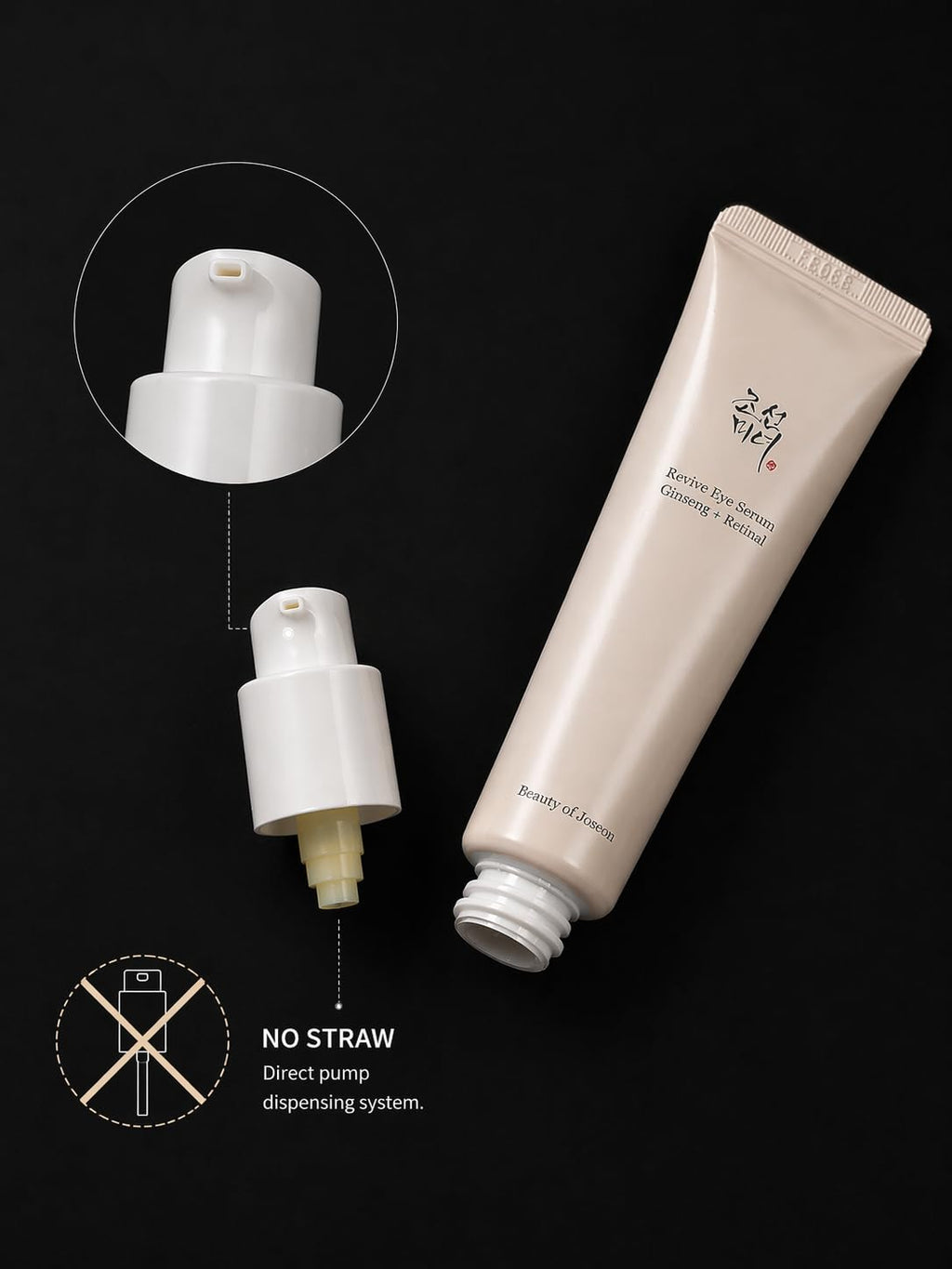 Beauty of Joseon Revive Eye Serum with Retinal Niacinamide Correction for Puffy Eye Bags Fine Lines Dark Circles Wrinkles, Korean Skin Care 30ml, 1.01 fl.oz