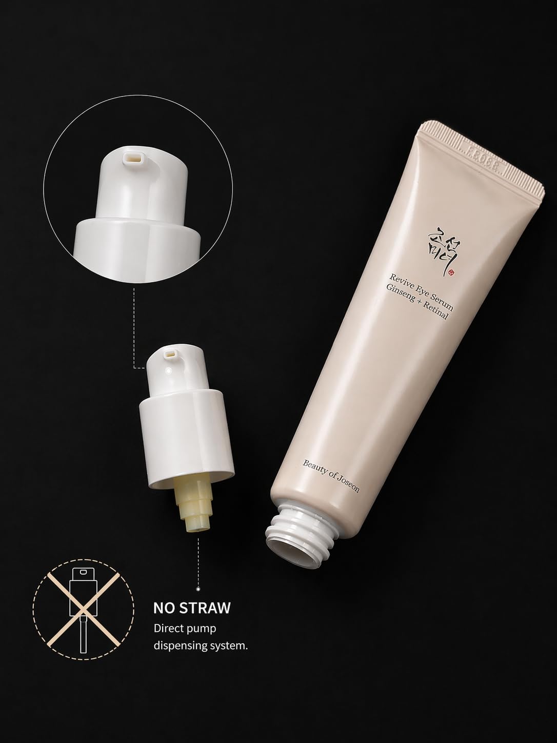 Beauty of Joseon Revive Eye Serum with Retinal Niacinamide Correction for Puffy Eye Bags Fine Lines Dark Circles Wrinkles, Korean Skin Care 30ml, 1.01 fl.oz
