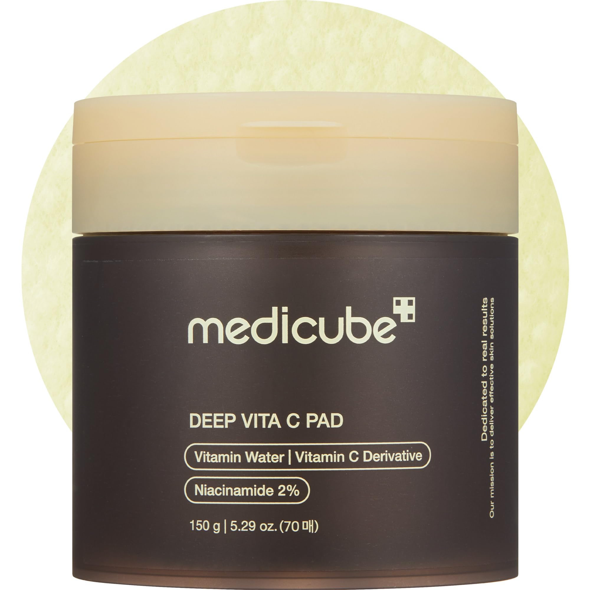 medicube Toner Pads Zero Pore Pad 2.0 | Dual-Textured Facial Pad for Exfoliation and Pore Care with 4.5% AHA Lactic Acid, 0.45% BHA Salicylic Acid | Ideal for All, Korean Skin Care, 70 Pads (1 Pack)